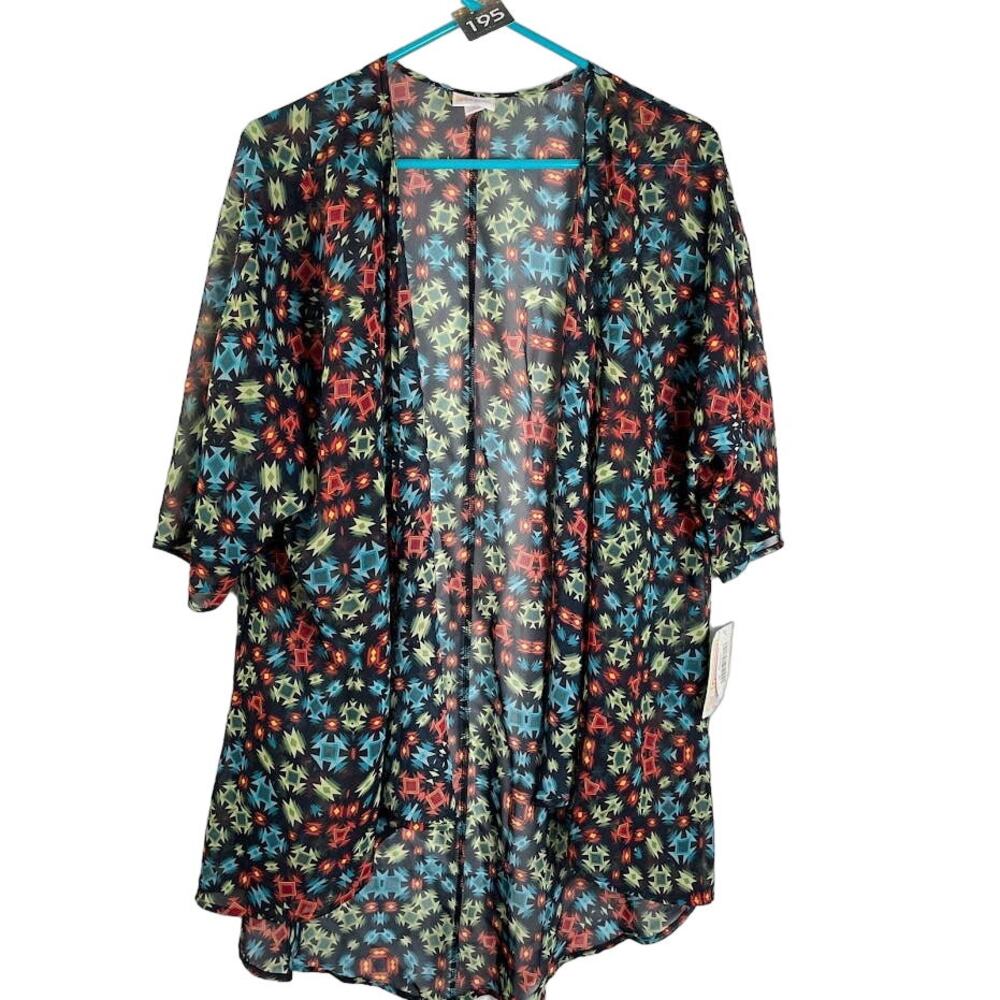 Lulu Roe Whimsical Open Top Dark Romantic Fairy Boho Vacation Artsy Kimono NWT
